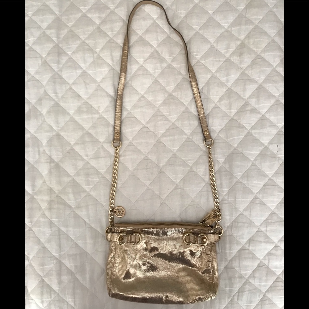 Juicy Couture Metallic Gold Crossbody
